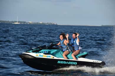 Miami: Jetski och motorbåt