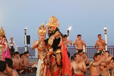 Bali: MELASTI BEACH SUNSET KECAK DANCE WITH DINNER PACKAGES