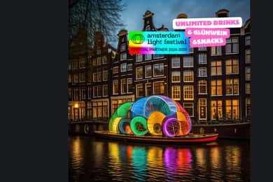 Amsterdam: Lichterfest Beheizte Schifffahrt mit Getränken & Snacks