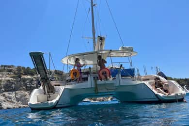 Rhodes Private Half Day Sailing Catamaran Cruise with drinks