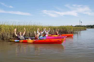 Charleston: Folly Beach Afternoon Kayak Dolphin Safari