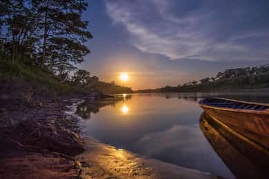 Puerto Maldonado: 3-hour sunset boat ride