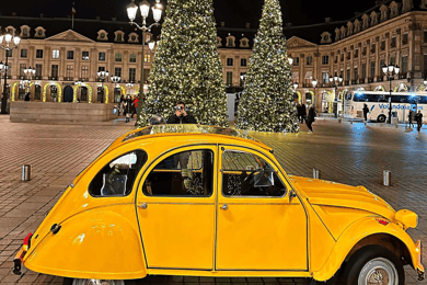 Pariisi: joulumatkat 2CV:llä