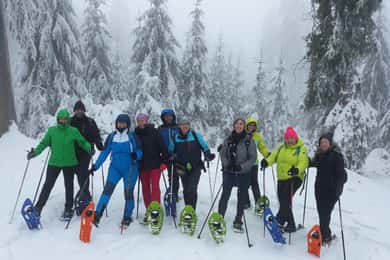 Fichtelgebirge: snowshoe hike