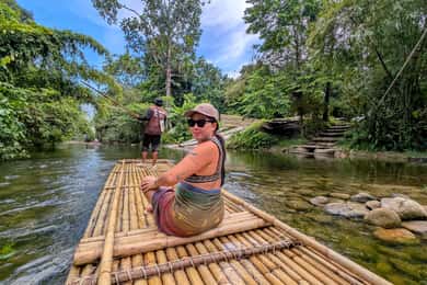 Khao Lak: Tour privato di un giorno con rafting su bambù, ATV e tartarughe