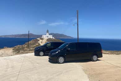 Mykonos privat transport flyplass - havn