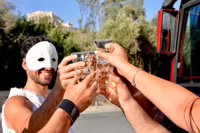 Athens: Greek Theatre Sightseeing Bus Tour