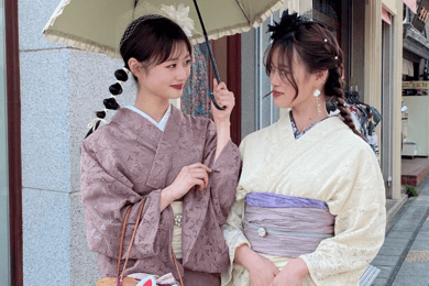 京都：京都駅で着物レンタル RikaWafuku 提供