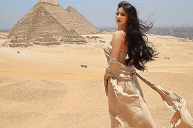 From Port Said: Trip to Cairo The Pyramids from Portsaid
