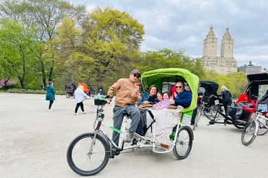 NYC: Guidet tur med sykkeltaxi i Central Park