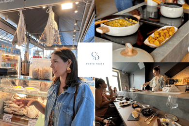 Porto: Local Market Tour & Cooking Class/Showcooking