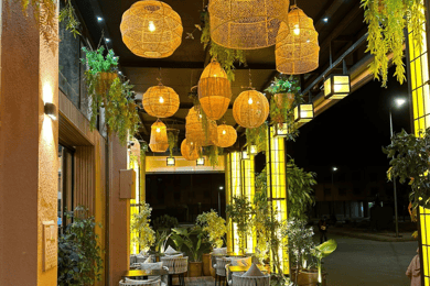 Marrakech: Experiență de cină la restaurant cu preluare de la hotel