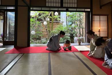 Kimono & Tea Ceremony Experience in a Kyoto Cultural Asset