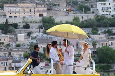 Modica : visite en voiture vintage avec apéritif privé