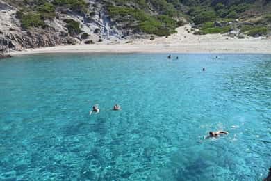 Kardamaina: 2 Islands Cruise to St.Antonios, Yali with BBQ