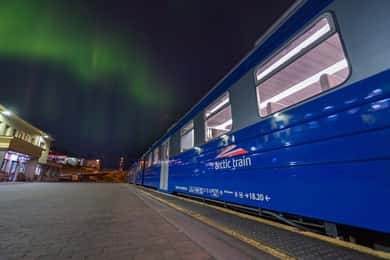 Från Narvik: Norrskenet Arctic Train Guidad tur