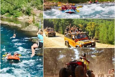 Antalya'dan Rafting Macerası ve İsteğe Bağlı Ekstrem Aktiviteler