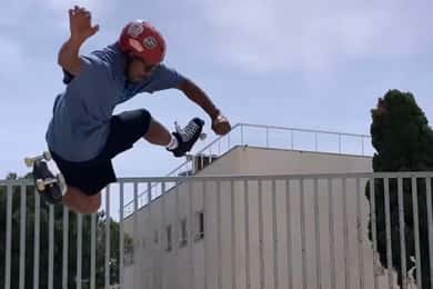 Malaga: privérolschaatsles of stadsrondleiding op rolschaatsen