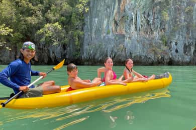 Phuket/Khao Lak: Grotte della baia di Phang Nga e bagliore dell'ora dorata
