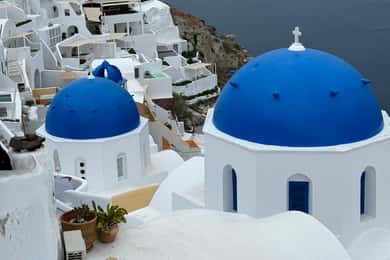 Santorini: Blue Domes Private Experience