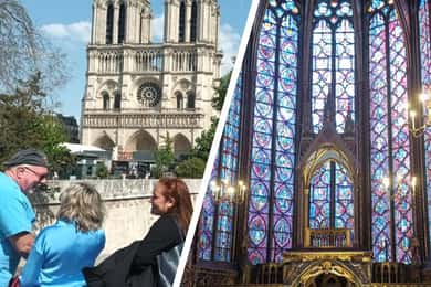 Notre Dame Exterior Rundgang mit Sainte Chapelle