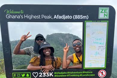 Ghana: 2-Day Monkey Sanctuary, Waterfall and Hiking Tour
