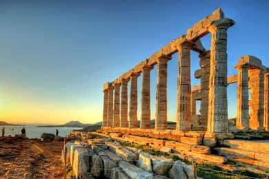 Au départ d'Athènes : Excursion privée au coucher de soleil au Cap Sounion avec transfert