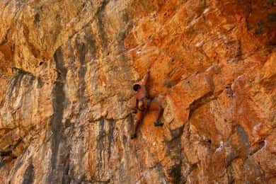 Rock Climbing in Crete with a Guide at Heraklion