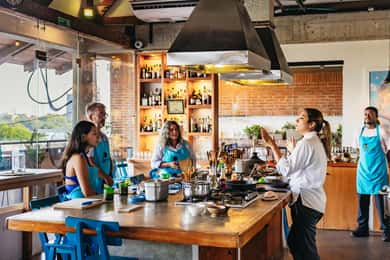 Cartagena: Aula de culinária gourmet com vista
