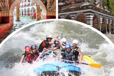 From Sofia: Struma River Rafting and Rila Monastery Visit
