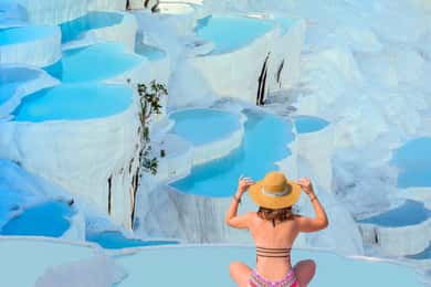 Fra Antalya/Kemer: Pamukkale-tur med frokost og transport