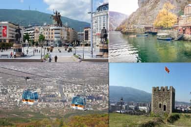 Halvdagstur Skopje Center - Canyon Matka - Milenium cross