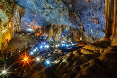 Phong Nha : Excursion d'une journée à la grotte du Paradis et à la grotte de Phong Nha