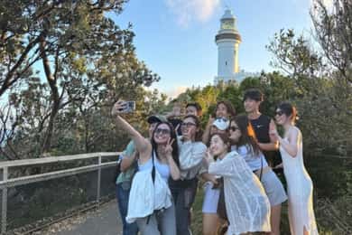 Brisbane: Dagsutflykt till Byron Bay med fyr och The Farm