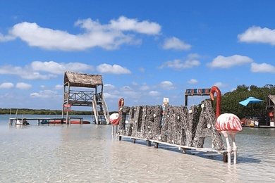 Mérida: Recorrido playesco y restaurante con vista al mar con un guía local
