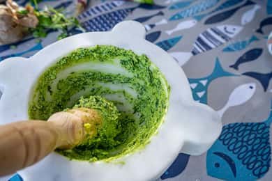 Cinque Terre: corso di cucina con gnocchi e pesto con vista sul mare