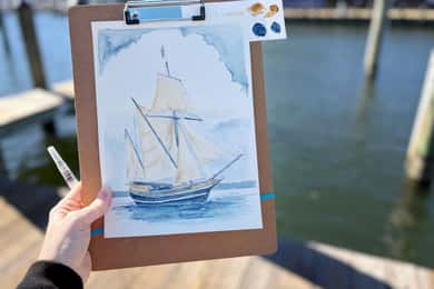 Annapolis: Paint a Historic Ship Art Experience