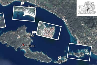 Ammouliani Drenia, cruising and visiting the islands