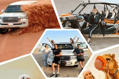 Safari nel deserto, Quad Bike, Cammellata, Falcon e Sandboarding
