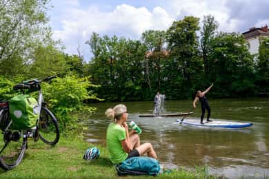 River Stand up Paddling Course 14 km St. Michael - Leoben