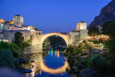 Fra Split eller Trogir: Tur til Mostar og Kravice-vandfaldene