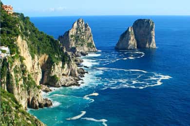 From Amalfi: Group Boat Tour to Capri with Swimming