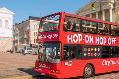 Helsinki : Bus Hop-On Hop-Off et visite guidée en bateau