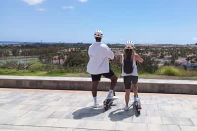 Tour guiado en e-Scooter Step Kickstart: tour turístico por Maspalomas