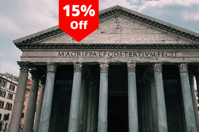 Rome : entrée au Panthéon + visite autonome avec application