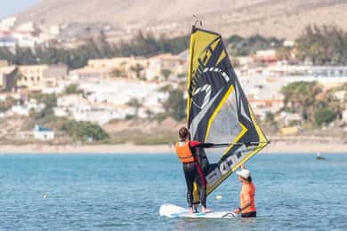 Fuerteventura: Windsurfing Taster in Costa Calma Bay!
