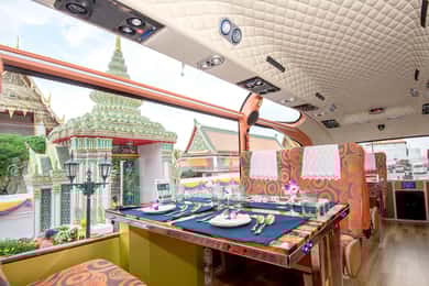 Bangkok: Michelin-mat og 20 landemerker med dobbeltdekkerbuss