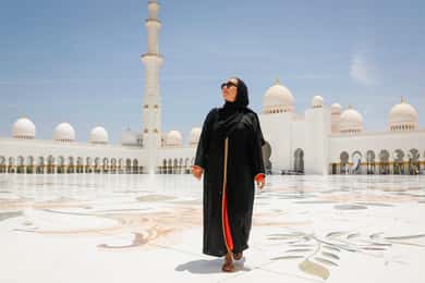 Abu Dhabi: Excursão à Grande Mesquita Sheikh Zayed com fotógrafo