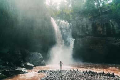 Ubud: Waterval, Rijstterras & Tempel privétour