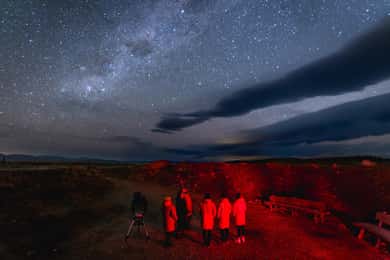 Tekapo-järvi: Cowan's Observatory -observatoriossa